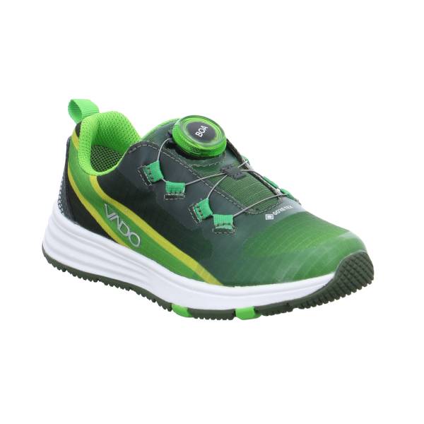 Bild 1 - VADO Kleinkinder-Sport -Halbschuh Grün Textil Sneaker Outdoor