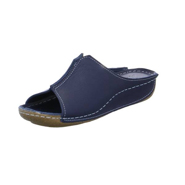 Bild 3 - ANDREA CONTI Pantolette Blau Leder