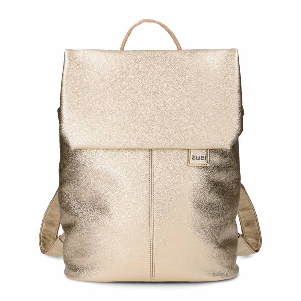 Bild 1 - ZWEI Rucksack Gold Lederimitat Ja
