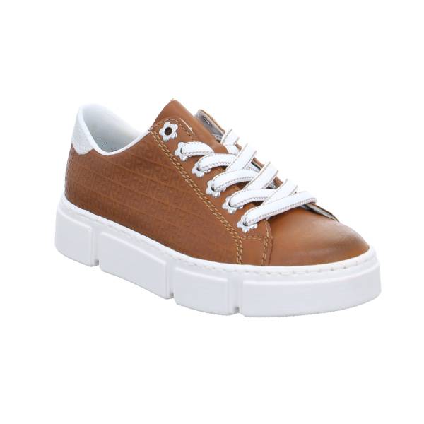 Bild 1 - RIEKER Sneaker Cognac Lederimitat