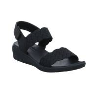 SKECHERS Sandalette Schwarz Textil Ja