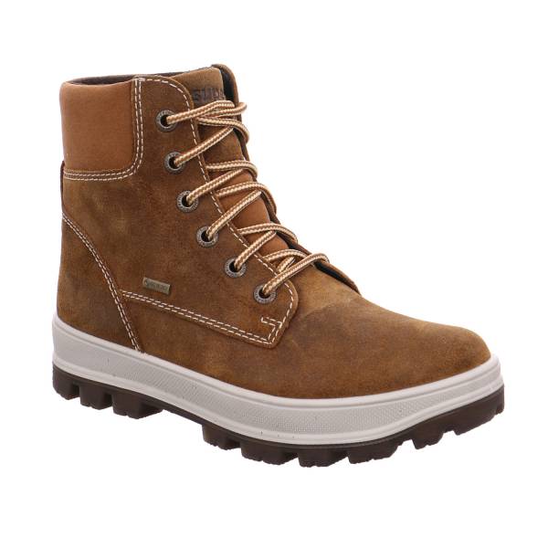 Bild 1 - SUPERFIT Jungen-Winter-Bottine Cognac Textil Winter-Boot