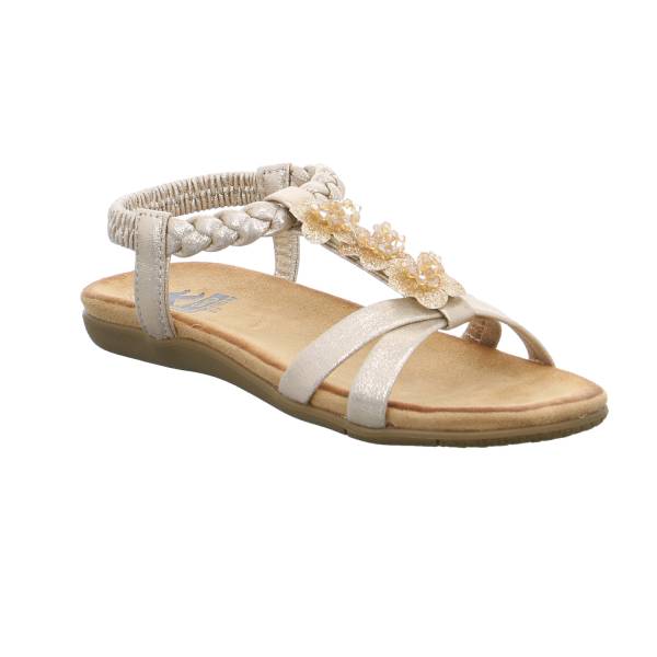 Bild 1 - COSMOS COMFORT Sandalette Gold Textil