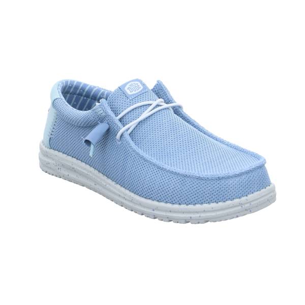 Bild 1 - HEY DUDE Halbschuh Hellblau Textil