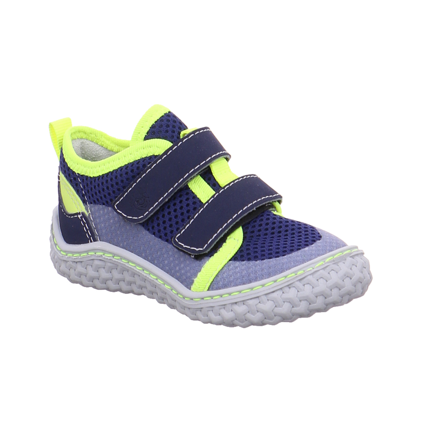 PEPINO Lauflernschuh Dunkelblau Textil Barfuss-Schuh