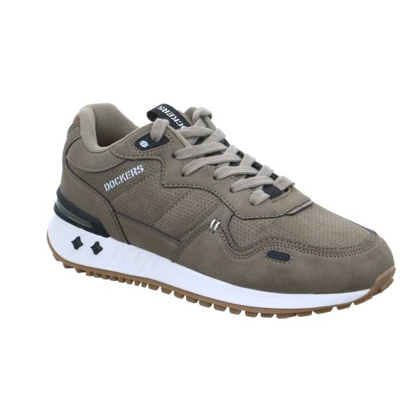 Bild 1 - DOCKERS Halbschuhe Sneaker Taupe Leder