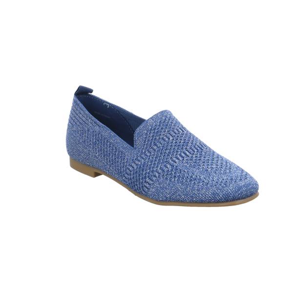 Bild 1 - LA STRADA Slipper Jeansblau Textil