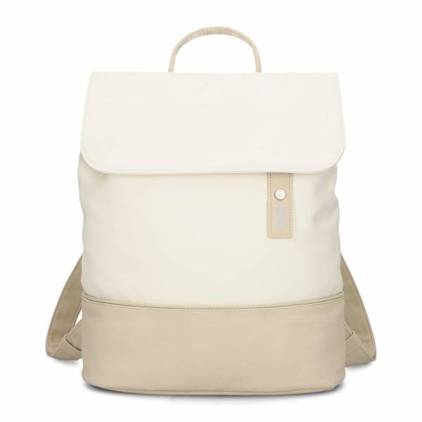 Bild 1 - ZWEI Rucksack Beige Lederimitat Ja