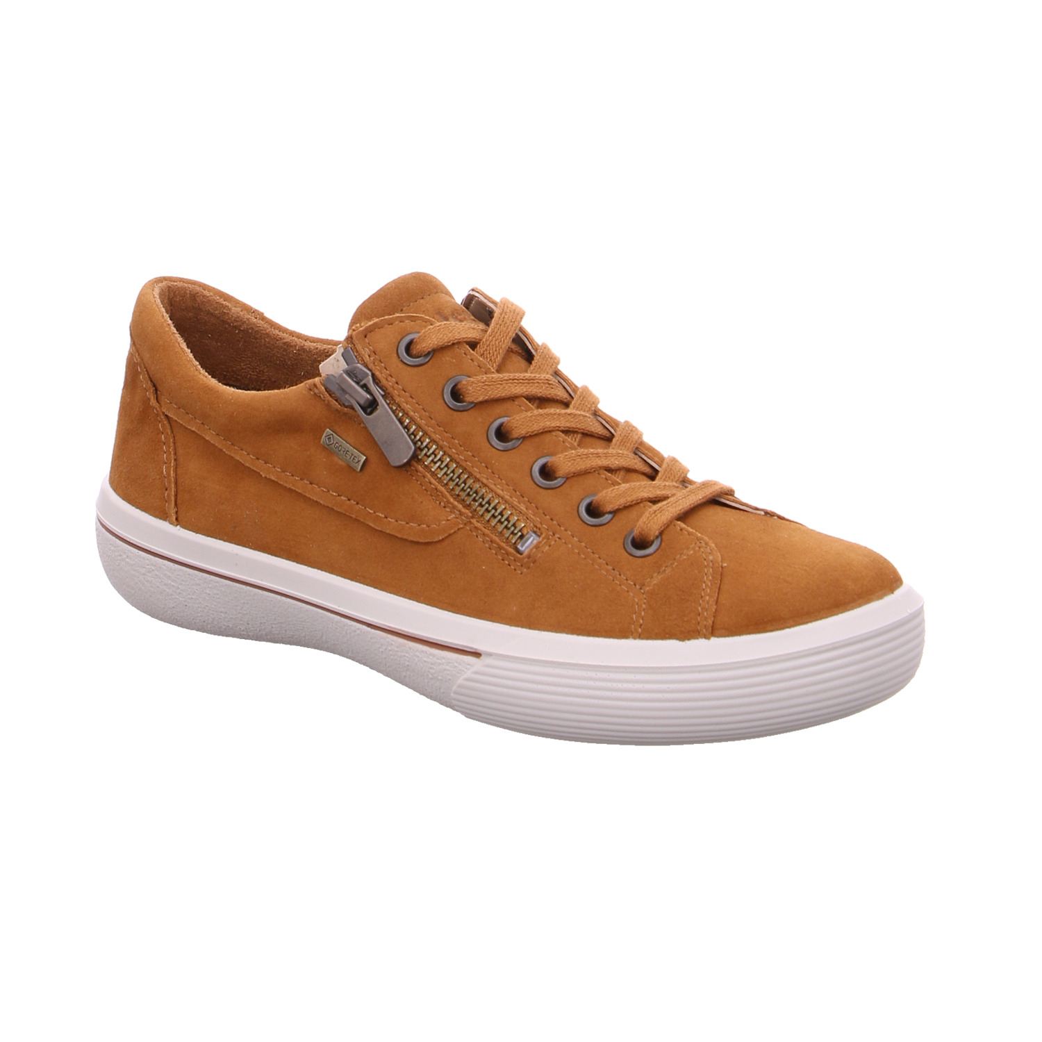 LEGERO Schnürschuh Cognac Leder mit Gore-Tex Membrane