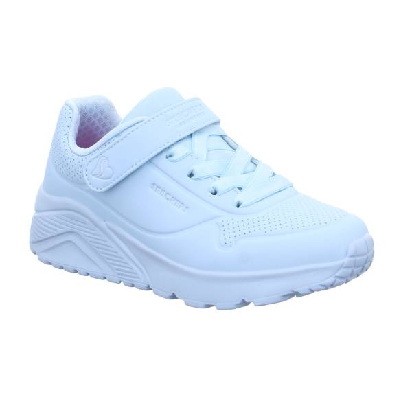 Bild 1 - SKECHERS Mädchen-Halbschuh Klett Pastelgrün Lederimitat Sneaker