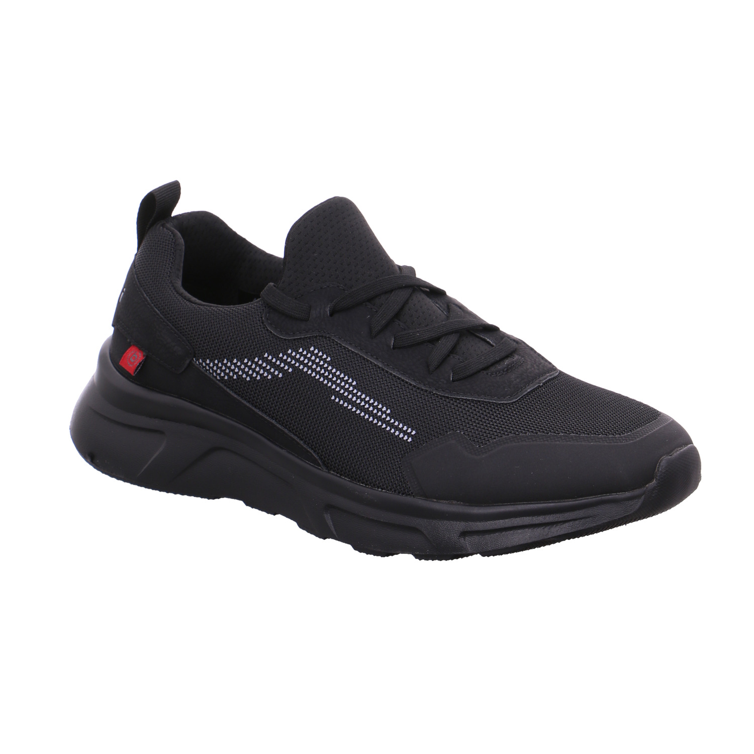 BUGATTI SHOES Halbschuhe Sneaker Stoff Schwarz Textil
