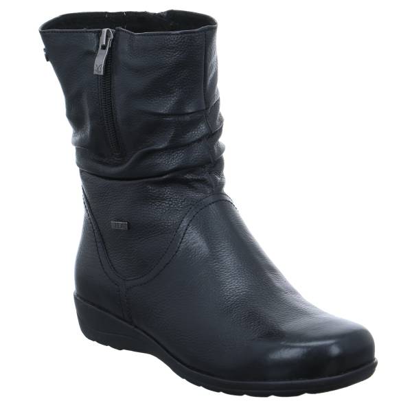 Bild 1 - CAPRICE Comfort-Stiefelette Schwarz Leder mit TEX