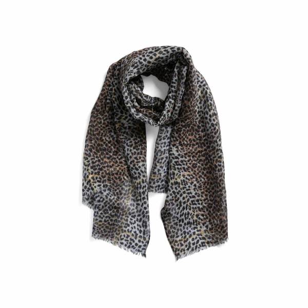 Bild 1 - PIECES Schal Schwarz Textil