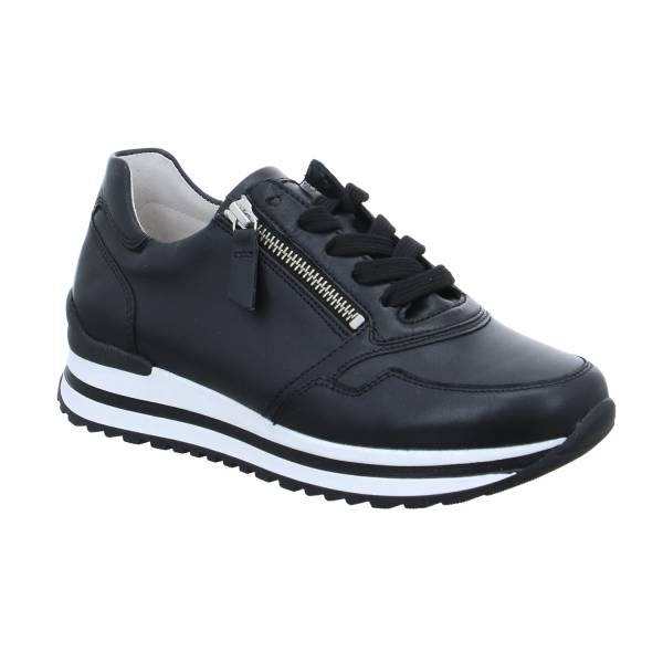 Bild 1 - GABOR Comfort-Sneaker Schwarz Leder