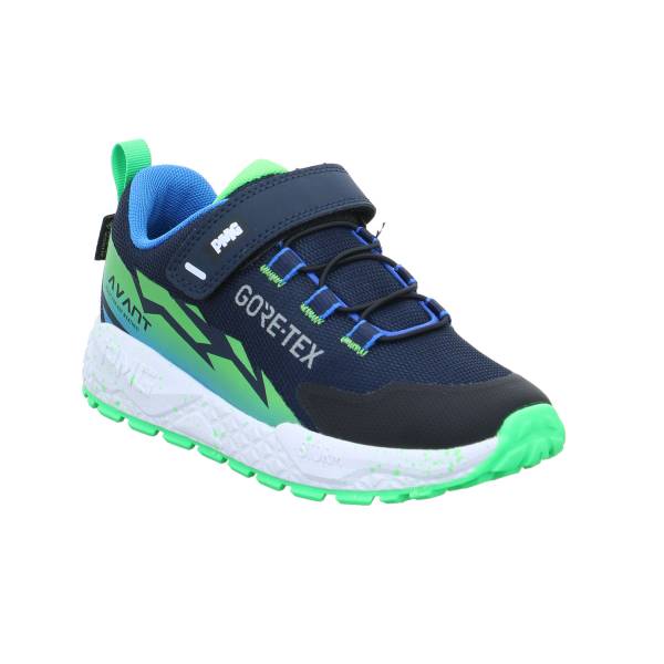 Bild 1 - PRIMIGI Jungen-Halbschuh Klett Blau Leder Sneaker