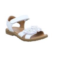 SCHUHENGEL Kleinkinder-Sandale Weiss Leder Mädchentraum