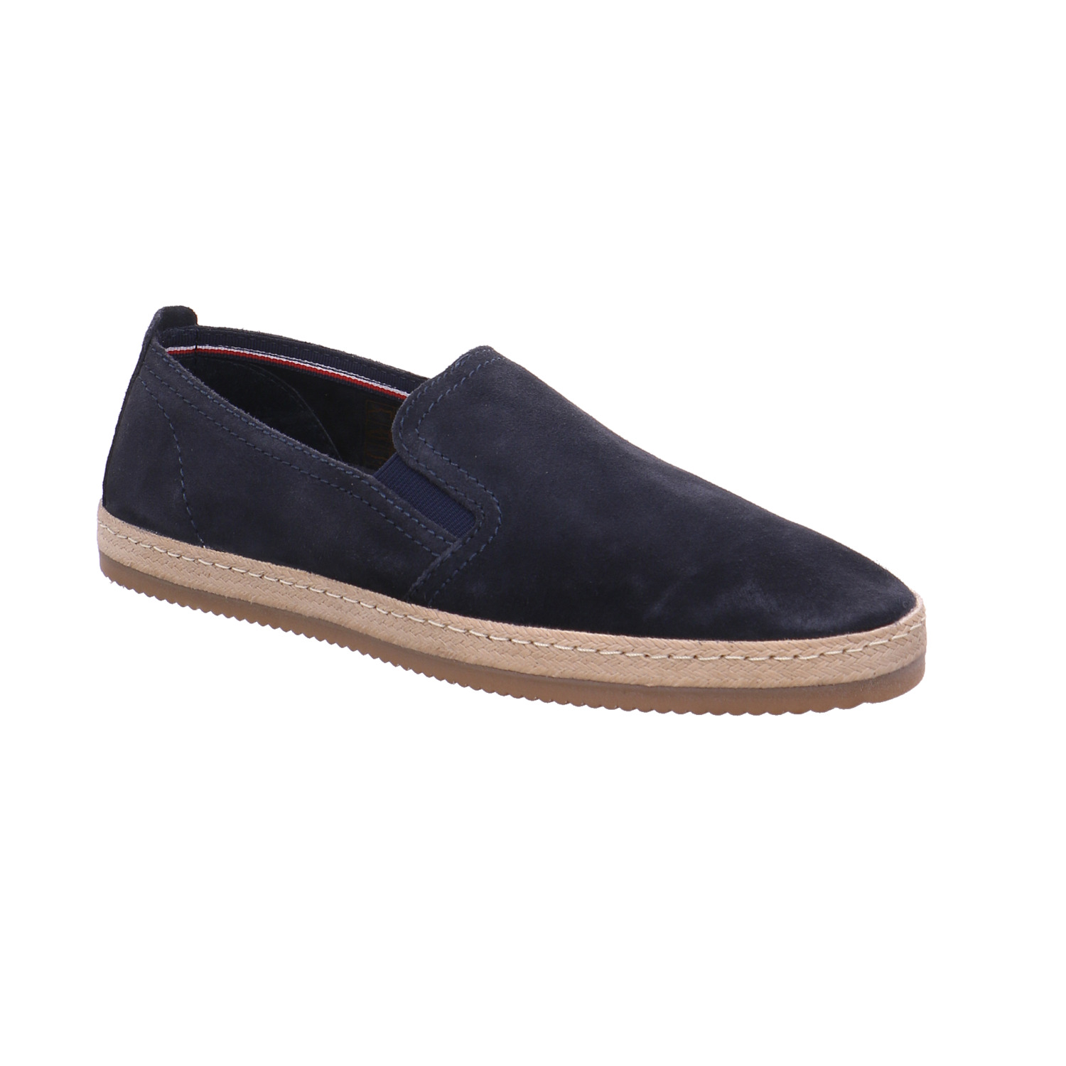 CARRERA PANAMERICANA Halbschuh-Schlüpfer Blau Leder