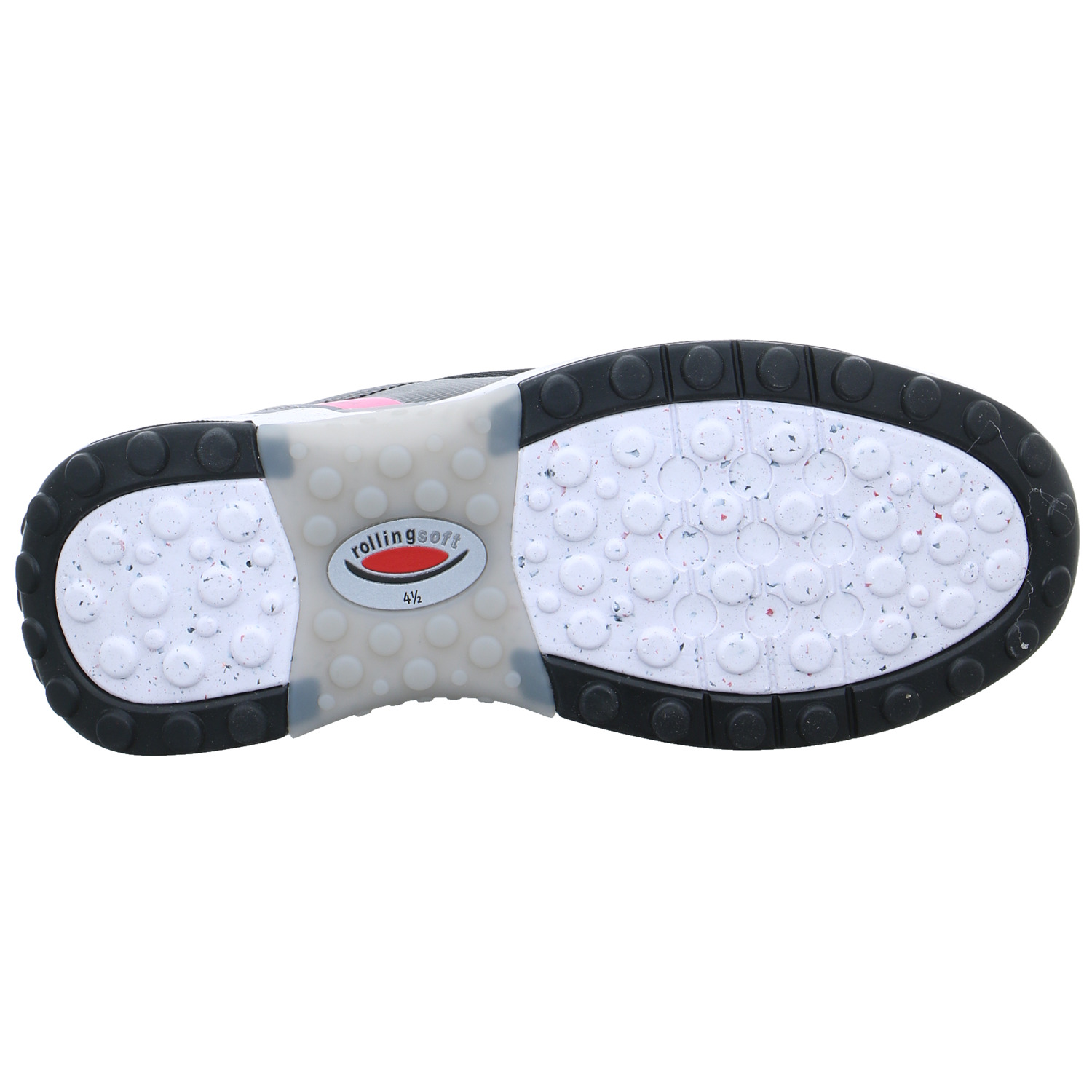 GABOR Comfort-Sneaker Schwarz Lederimitat Rolling Soft