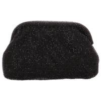 MENBUR Clutch / Abendtasche Schwarz Textil