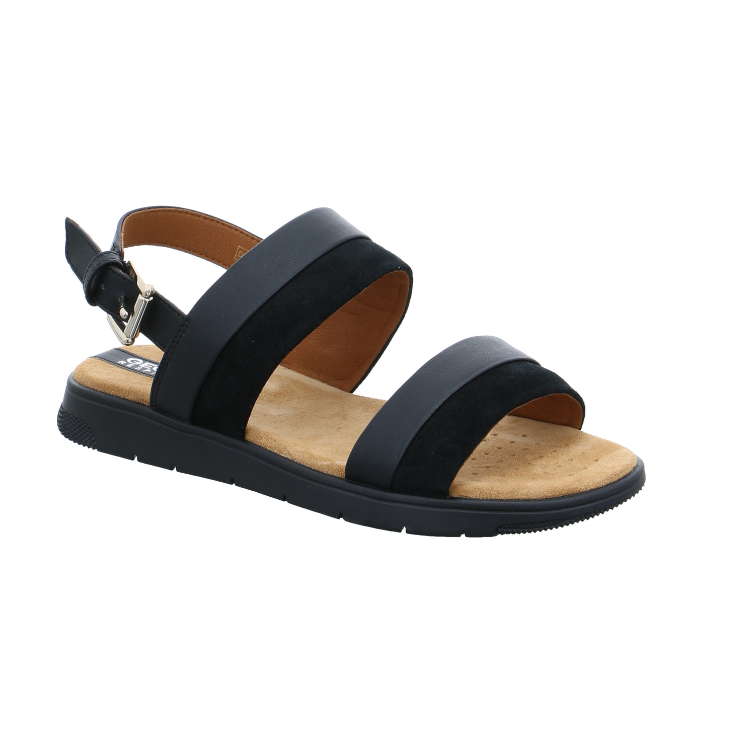 GEOX Sandalette Schwarz Leder GEOX Sandalette Schwarz Leder