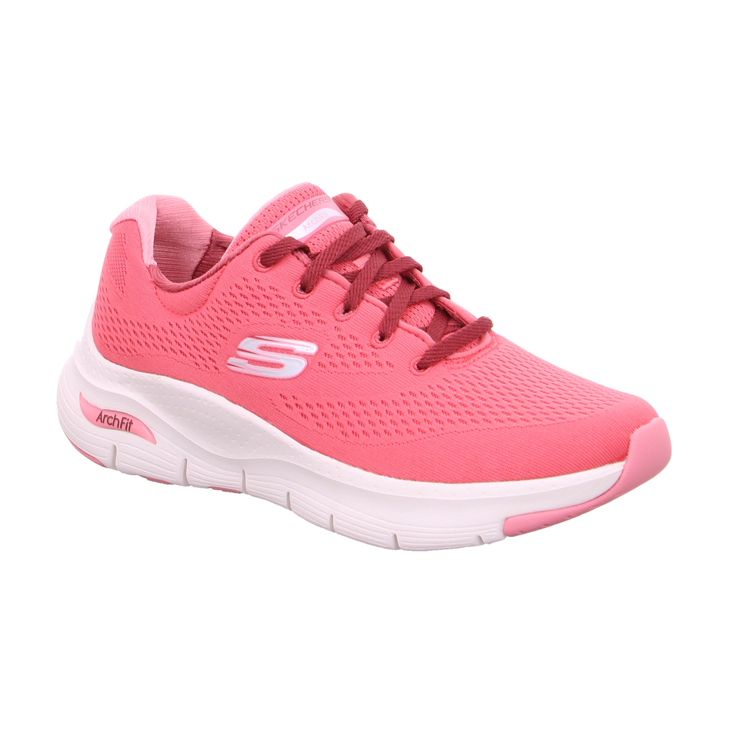 SKECHERS Sneaker Pink Textil