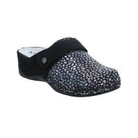 Bild 1 - MUBB Hausschuh Schwarz Synthetik mit Wechselfussbett Bild 1 - MUBB Hausschuh Schwarz Synthetik mit Wechselfussbett