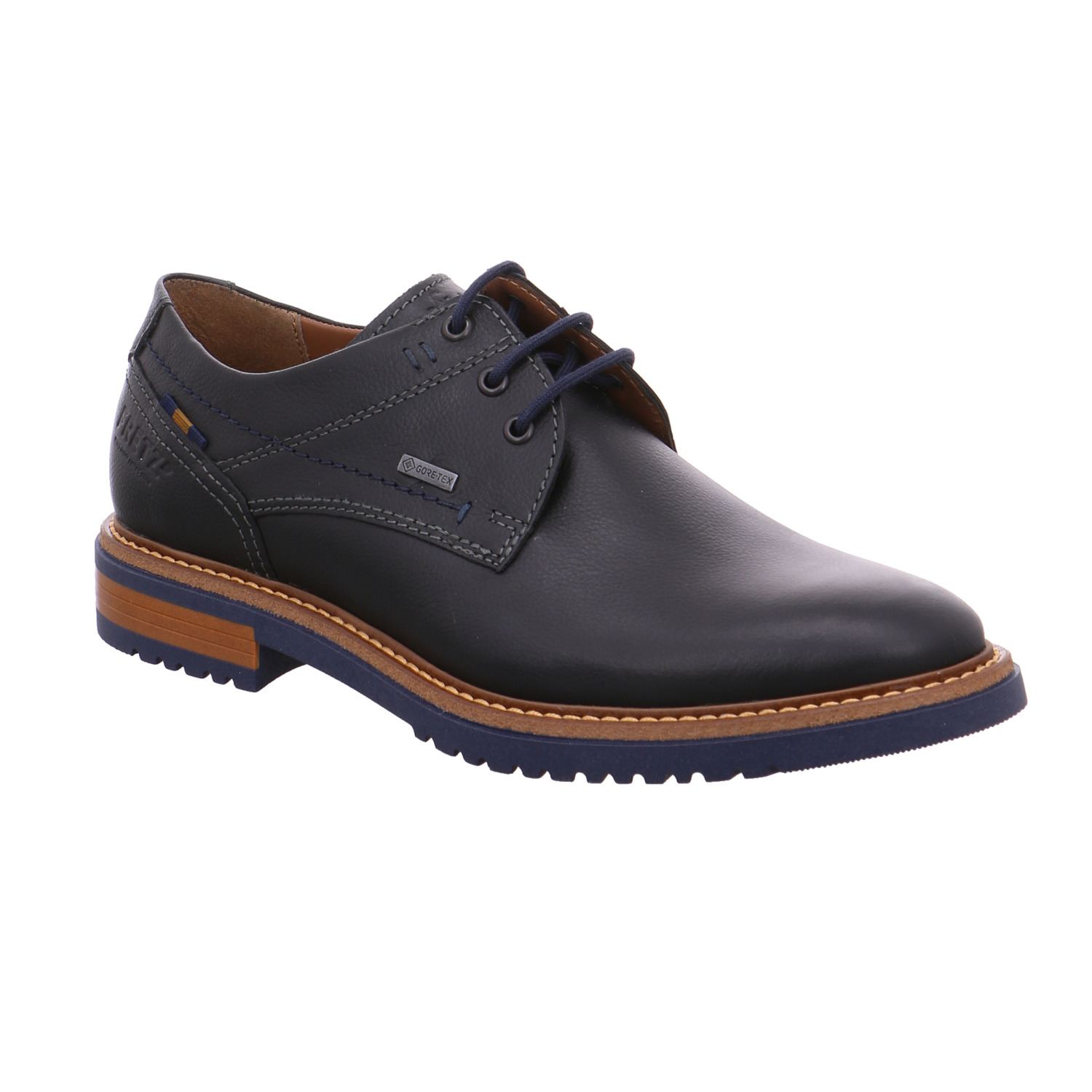 FRETZ MEN Halbschuh-City Schwarz Leder