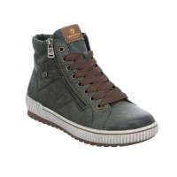 REMONTE Mid Cut Sneaker Olive Leder mit TEX Membrane