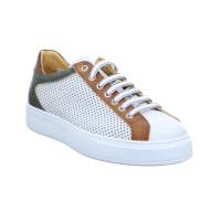 Bild 1 - Exton S.R.L Halbschuhe Sneaker Weiss Leder Bild 1 - Exton S.R.L Halbschuhe Sneaker Weiss Leder