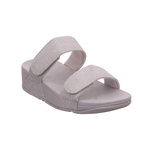 Bild 1 - FITFLOP Pantolette Silber Lederimitat