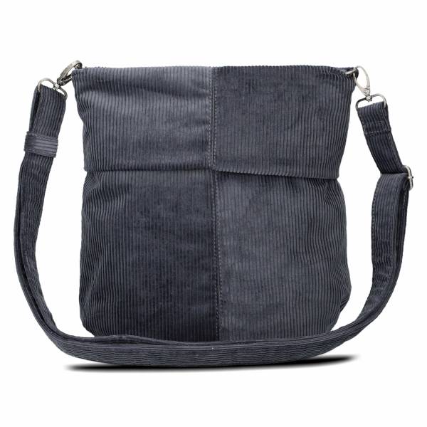 Bild 2 - ZWEI Umhängetasche Blau Lederimitat Ja