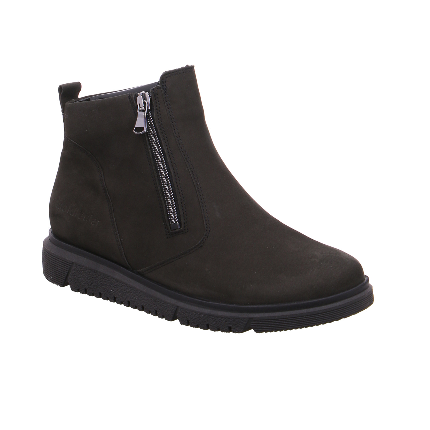 WALDLÄUFER Comfort-Boot Grau Leder mit Wechselfussbett