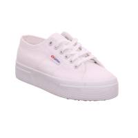 SUPERGA Sneaker Weiss Textil