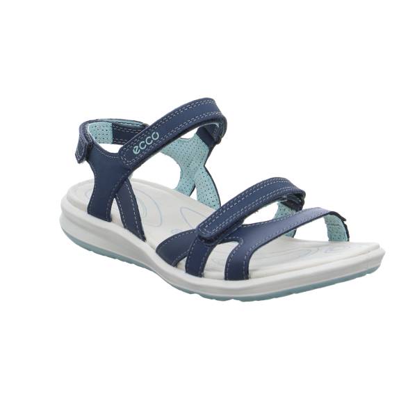 Bild 1 - ECCO Sandalette Jeansblau Leder