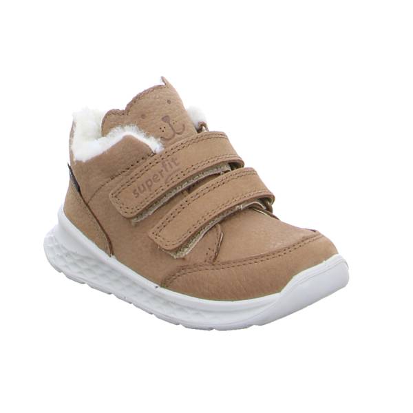 Bild 1 - SUPERFIT Kleinkinder-Winter-Bottine Beige Textil Baby-Boot