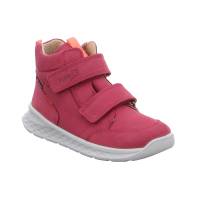 SUPERFIT Lauflernschuh Dunkelrot Textil Bottine