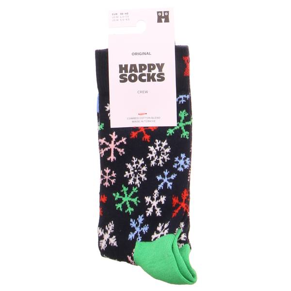 Bild 1 - HAPPY SOCKS Freizeitsocken Schwarz Textil