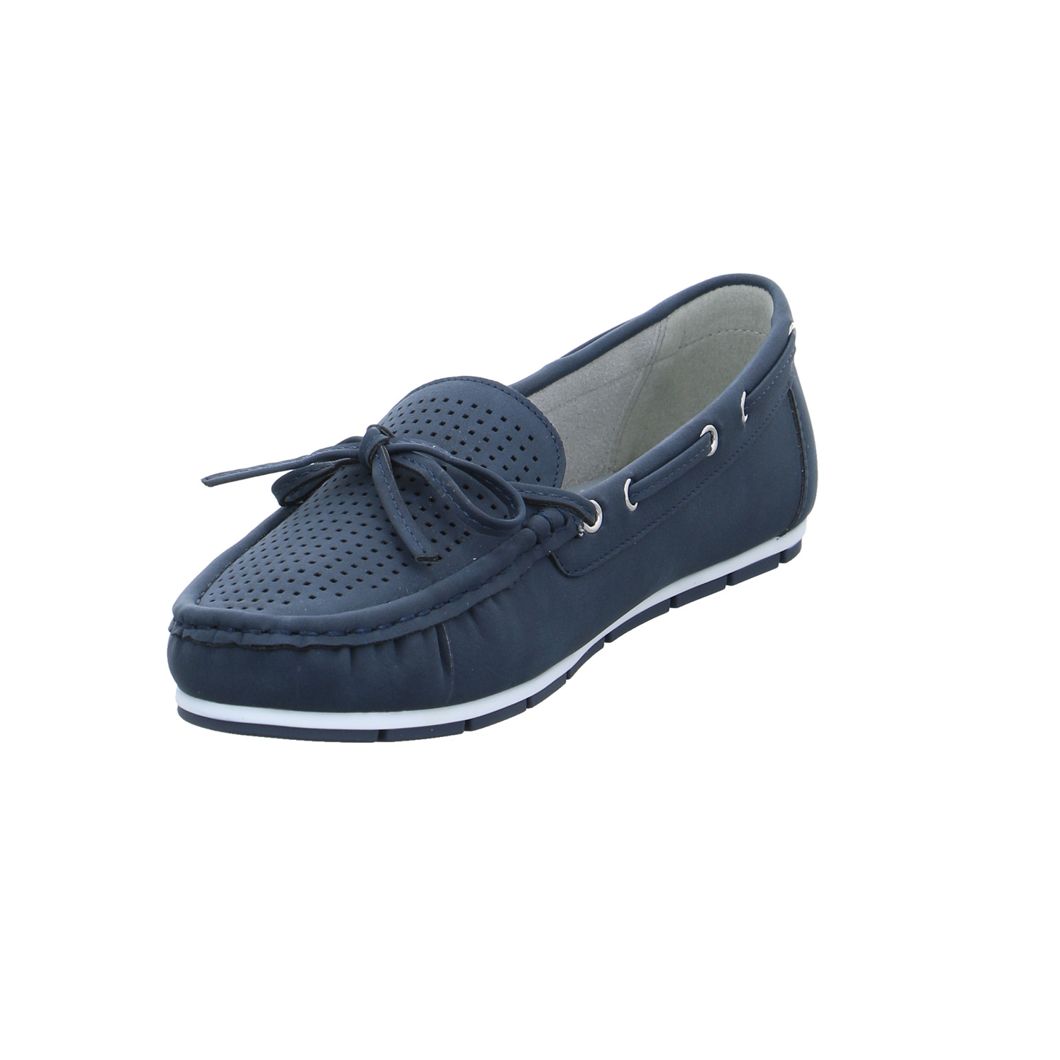 JANE KLAIN Bootsschuh Jeansblau Lederimitat FN7458
