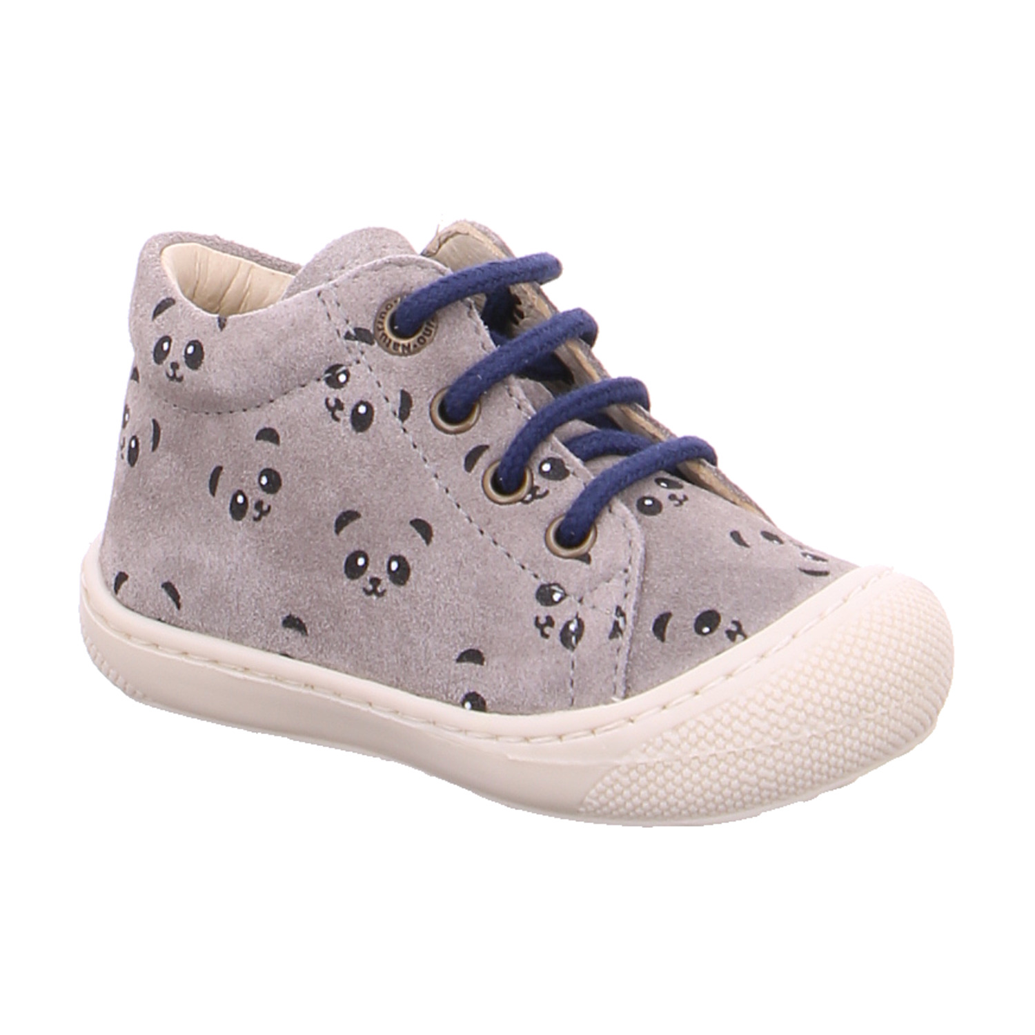 NATURINO Lauflernschuh Grau Leder unisex Bottine