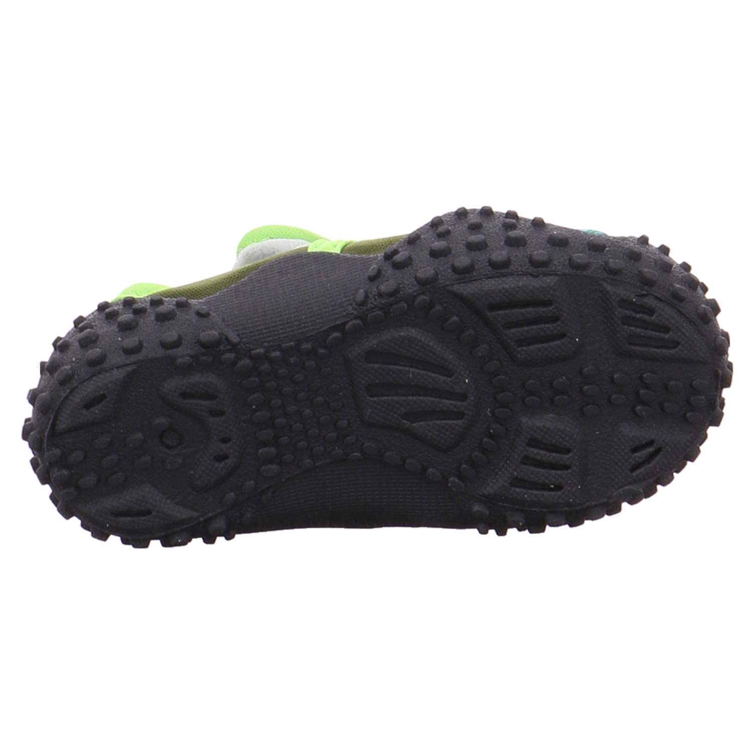 PLAYSHOES Kleinkinder-Sandale wasserfest Olive Textil Badeschuh YB8889