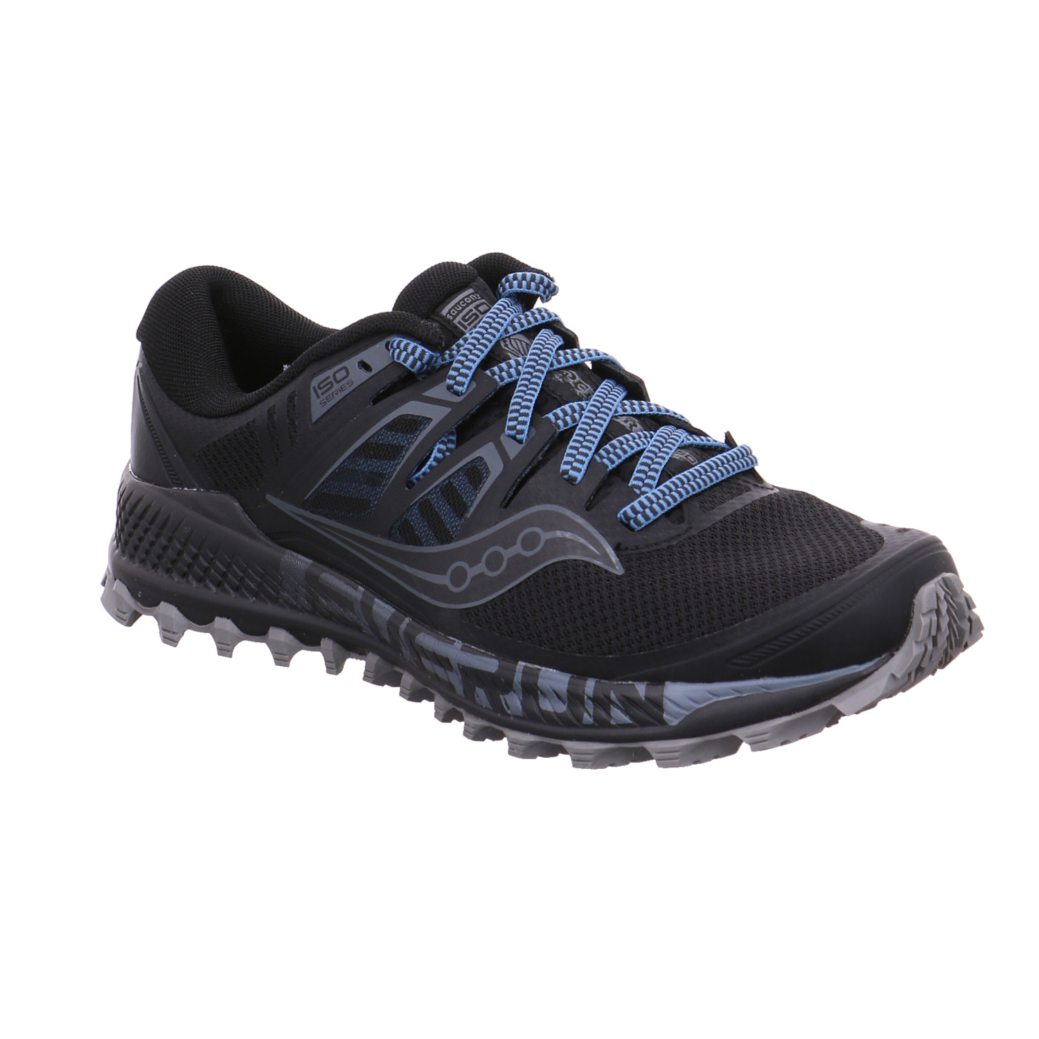 SAUCONY Walking + Outdoor Schwarz Synthetik