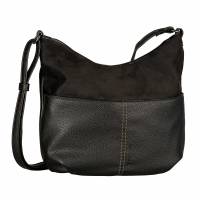 TOM TAILOR Beuteltasche Schwarz Lederimitat Ja