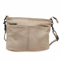 BEAR DESIGN Umhängetasche Beige Leder