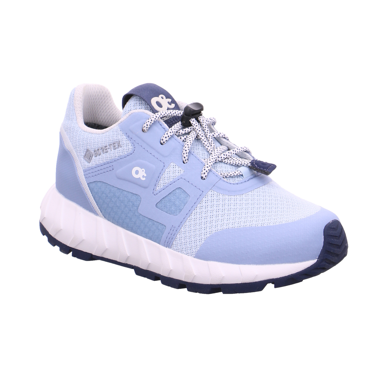 ZERO Jugend-Halbschuh Blau Textil Sneaker