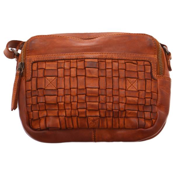 Bild 1 - BEAR DESIGN Umhänge-/Schultertasche klein Cognac Leder