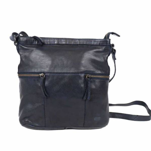 Bild 1 - BEAR DESIGN Umhängetasche Blau Leder