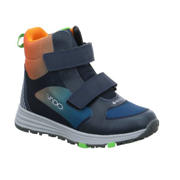 Bild 1 - VADO Kleinkinder-Snowboot Membran Petrol Textil Winter-Sneaker high