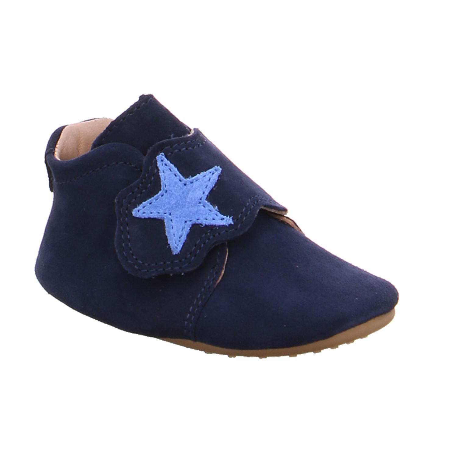 SUPERFIT Krabbelschuh Blau Leder Bottine
