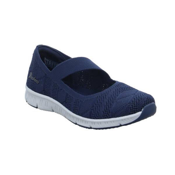 Bild 1 - SKECHERS Ballerina Blau Textil Vegan