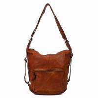 BEAR DESIGN Rucksack Cognac Leder